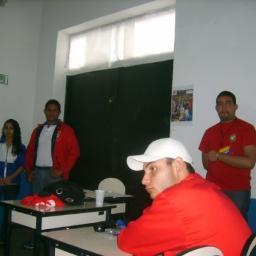 Miembro de la juventud del PSUV..