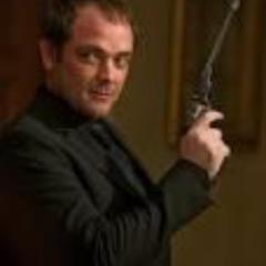 I'm the King of Hell, darling.  If you think scribbled sigils or a pet angel can protect you from me, you are sadly mistaken. [Official Crowley of @SPN__RPG]