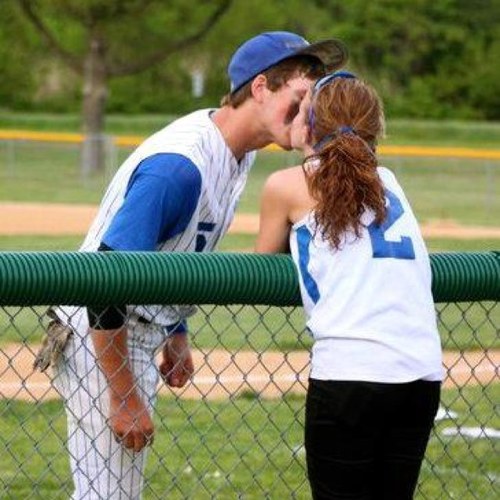 Happily dating my adorable baseball boy :)