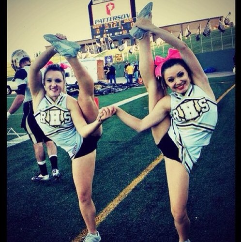 For two minutes & thirty seconds the world loves you and you love them back #HighSchoolCheer