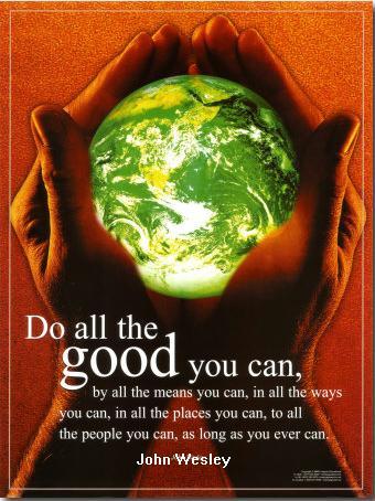 Do all the good U can by all the means U can, in all the ways U can, In all the places U can for all the people U can, as long as U ever can.   #CVPreventionPlz