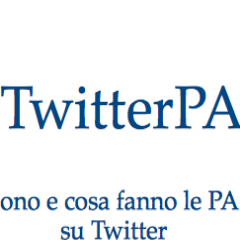 Account di progetto di #socialPA http://t.co/DN40Pg2bZw creato per censire [e raccogliere auto- segnalazioni] da Comuni Province, Regioni e Ministeri Twitter