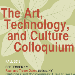 The Art, Technology, & Culture colloquium (est. 1997) is an internationally recognized forum featuring groundbreaking art & tech practitioners and scholars.