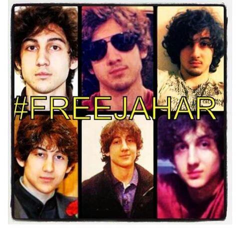 I support Dzhokhar Tsarnaev, he who is without sin cast the first stone. Only Jesus can judge us, but he won't!