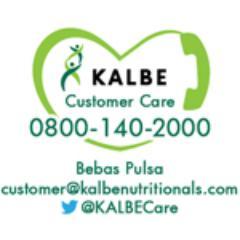 Hub kami to konsultasi nutrisi, info produk pd Senin-Jumat 08:00-16:30 WIB,Sabtu 08:00-12:00 WIB | 0800-140-2000 | 0821-1417-8404 (WA) | 25DCA47C | @KALBEfamily