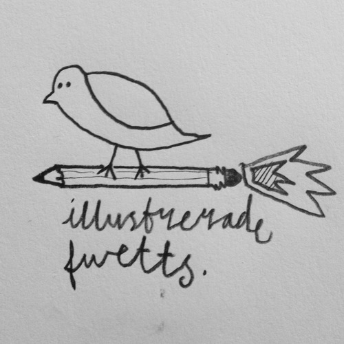 Jag väljer ut en person som inspirerar och illustrera alla hens tweets under en dag.