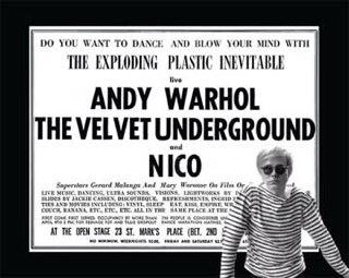 Warhol+VelvetUnderground&Nico=Exploding Plastic Inevitable: Filmed live by Ronald Nameth = Immersive ProjectionEnvironment, ArtExhibitions &LimitedEditionPrints