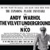 AndyWarhol+ VelvetUnderground =EPI (@andywarholsepi) Twitter profile photo AndyWarhol+ VelvetUnderground =EPI (@andywarholsepi) Twitter profile photo