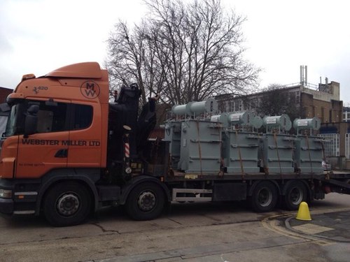 We operate a fleet of articulated and rigid lorry a with remote hiab facilities specialising in the transport of cabins, plant machinery , steel work.