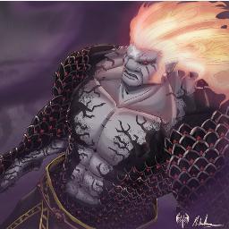 That Demon King that will rule over this foolish world. Soon enough. you will be nothing but a death corpse hero. My servant Ghirahim . . . *no words*
