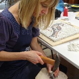 Award winning British mosaic artist creating one off pieces for exhibition, commission and public art.