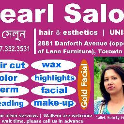 Pearl Salon | 2881 Danforth Avenue | Toronto | Ph: 647.352.3531