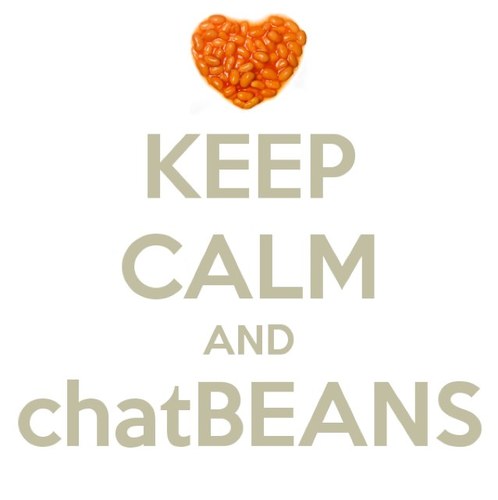 chatBEANS, b'cuz you're just racing through the tweets till you get to the pictures.. Cheeky buggers. Support the cause!