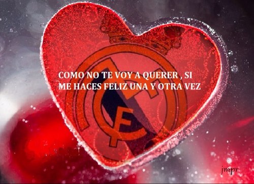 hala madrid!! es mas que un sentimiento,es el equipo queme llena de pasion,siento los colores con mi corazon,pierda o gane de por vida HALA MADRID!!!!