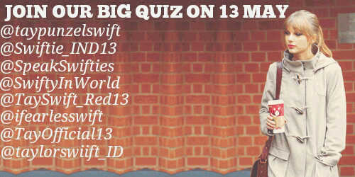 @taypunzelswift - @Swiftie_IND13 - @SpeakSwifties - @SwiftyInWorld - @TaySwift_Red13 - @ifearlesswift - @TayOfficial13 - @taylorswiift_ID