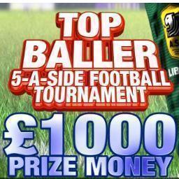 Top Baller London's New One Day 5 a side Football Tournament. £1000 Prize Money Awarded To The Winners. Sign Up Now !

  
          http://t.co/w9mlheQQRG