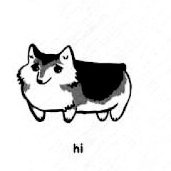 Fat Animal is Fat. Notecards featuring original illustrations of fat animals, with a penchant for Fat Corgis.