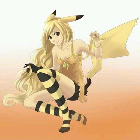 Pikachu~ Im a human Pikachu! #Wild Careful! I hear I shock people! #Single Chu~