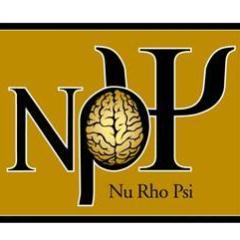 Nu Rho Psi is the National Neuroscience Honor Society, founded in 2006 by the Faculty for Undergraduate Neuroscience. RT/L ≠ Endorsements.