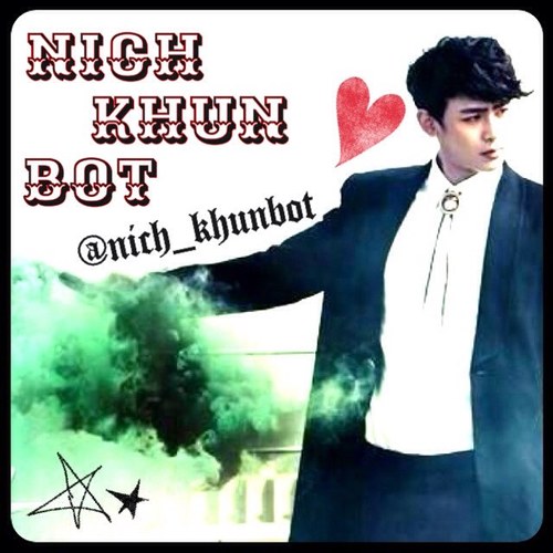 NICHKHUN Bot 2011/12/22 (I'm sorry Japanese Only ;( ) 非公式完全手動。フォローしたら＠・嫌いになったらブロック。プロフは絶対読んでください。