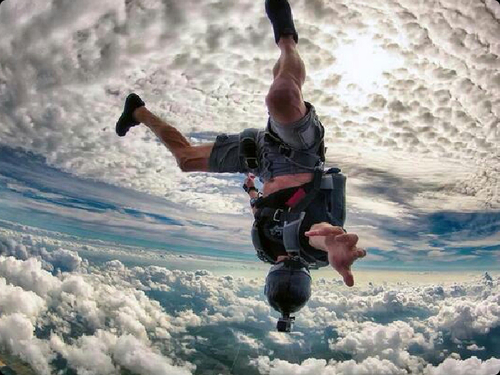 Don't look just leap