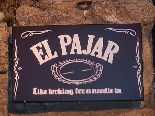 like looking for a needle in... El Pajar.  Valdemorillo