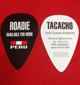 STAGE MANAGER / TOUR MANAGER / PRODUCTOR TECNICO / STAGE / ROADIE / PERU / TACACHO