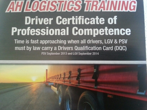 Offering quality Driver CPC training for logistics organisations.