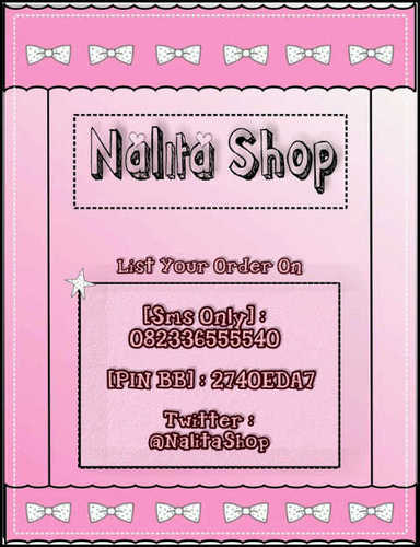 Nalita_Shop's profile picture. Pindah Akun ke @NalitaOS | Pulsa Tsel/Muamalat | NO TIPU | Murah Meriah Tapi Gak Murahan | PIN: 2740EDA7 Happy Shooping :)