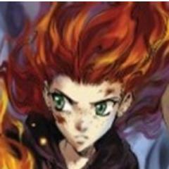 Fire_Witch_'s profile picture. Wisteria Rose Allgood | Im a witch that can turn my hair to fire | My brother Whit and I are in trouble