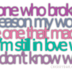 just a broken girl missing him!:(