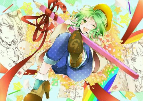 Konnichiwa! Megpoid Gumi desu! Carrot is my life! You better follow me. Then I'll lead you to the world of fantasy! (Vocaloid RP)