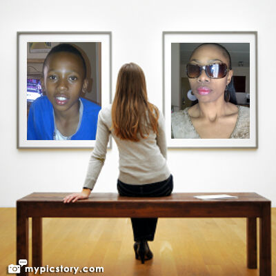 A God fearing woman, a model, very confident and enjoys life.