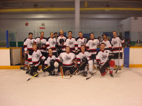 A die hard hockey fan, and a try hard goalie.