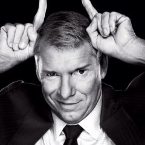 The devil himself, owner of World Wrestling Entertainment, Vince McMahon.  Don't mess with the boss, or you're fired! |Not Vince McMahon|