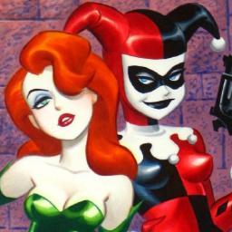 Harley: The lovely Queens of Crime! Harley and Ivy! Girl Power! We're here to have a nice conversation with heroes or villains and maybe some of our fans.