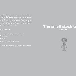 The small stock trader is small book about psychology/zen/focus stocks/macro&industry/FA&TA/shorting/competition/discipline/risk manag: http://t.co/qWtVZHxu9N