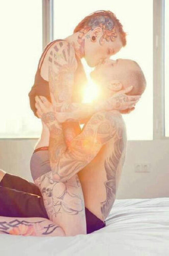 Two persons, one heart, three kisses, three words, I love you. - #FallenLove