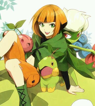Gym Leader of Eterna, and totally not afraid of ghosts!