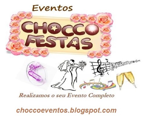 CHOCCOFESTAS's profile picture. CHOCCOFESTAS...  a sua festa completa ....
Transformamos o seu sonho em realidade... festas personalizadas COMPLETAS .. adulto e infantil...