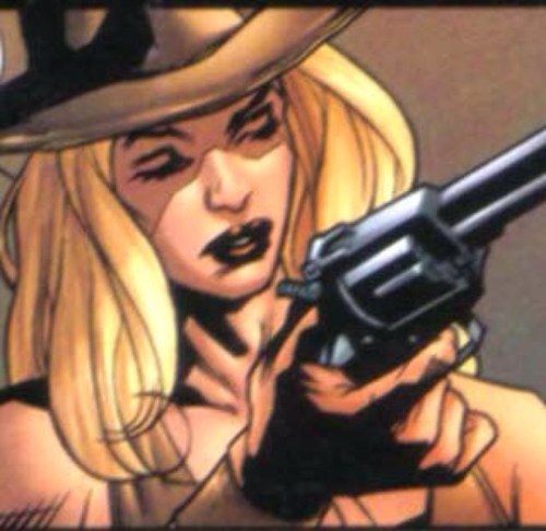 Well lookit there. My name is Outlaw and I'm a mutant. [Superhuman strength, prolific with guns and a lasso](RP +18) #single Call me Crazy Inez and I'll kill ya