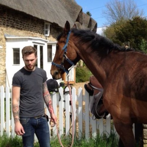 Guitarist for The First and general moaner... 27 years young. My cats. My horse.