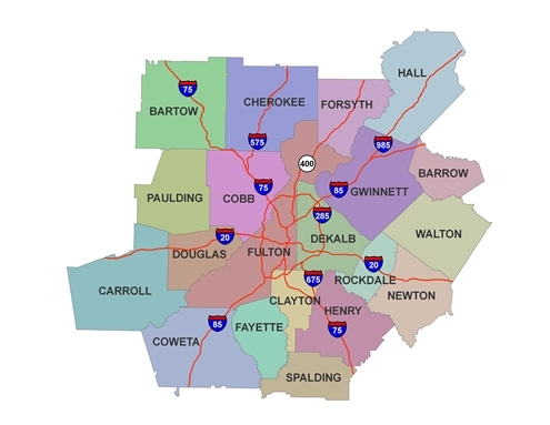 We collect and analyze data about the 20-county Atlanta region.