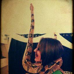 Crazy Snake Lady - Religiously cheesey - Spinning fire for fun.