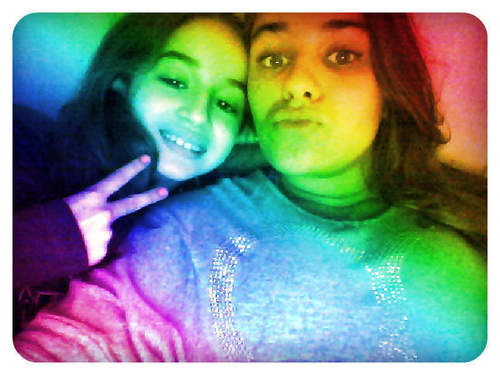 eu e a bibis amo muito vc