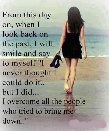 Just a young girl who's been through hell & back, that would like to inspire you all to NEVER, under any circumstances; give up.