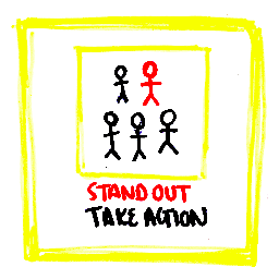 Bystander Effect In Action. Using 140 characters to promote awareness of what we witness everyday. Don't submit to the Bystander Effect. Stand Out. BE Action.