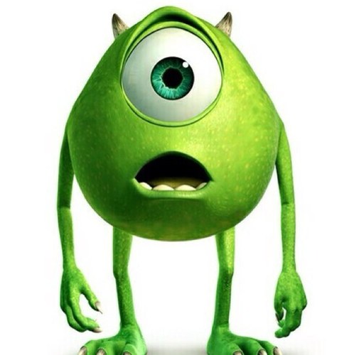 Yes i am the one eyed green monster - no, not the cyclops off The Spongebob Squarepants Movie!