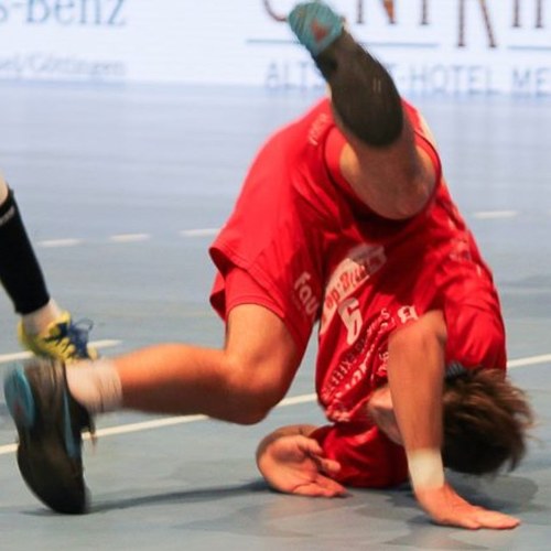 Patrik Fahlgren/ Sahlgren / Fahlman hårt arbetande handbolls pjäs..