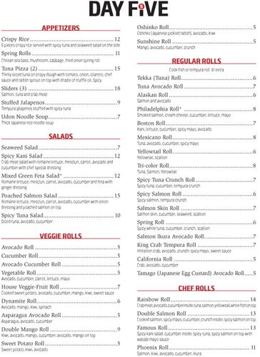 day5sushi's profile picture. Day5 sushi, is located at 1724 Coney Island ave Brooklyn, NY. Come by to either pick up or sit down and enjoy the best sushi in Brooklyn! Delivery is free!